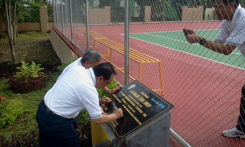 Lapangan Tenis Kampus Undip Tembalang Semarang