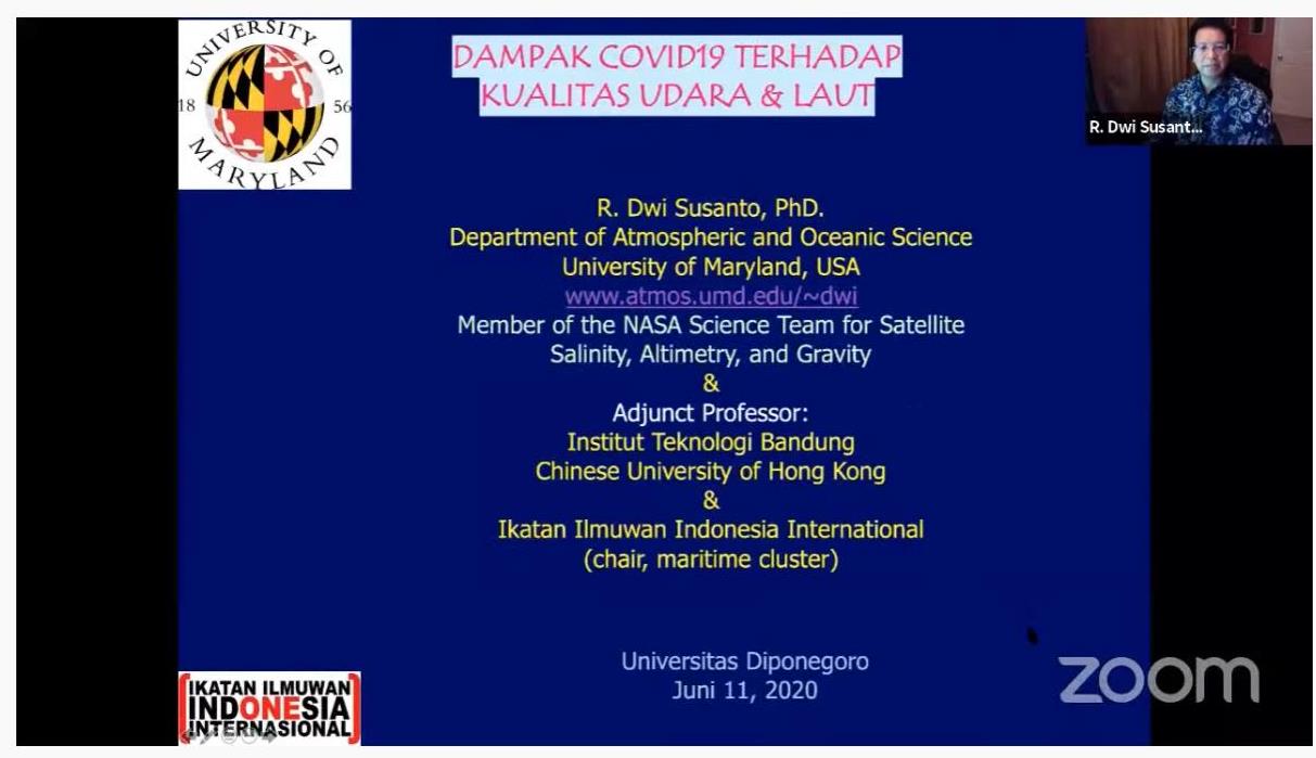 Pengaruh Pandemi Covid 19 Dan Era New Normal Pada Agenda Program Perubahan Iklim Nasional Universitas Diponegoro<script async src=