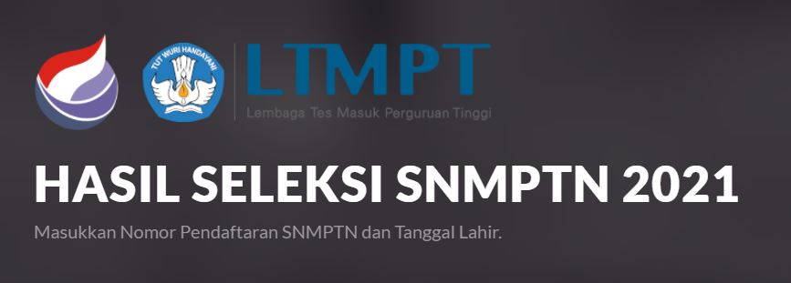 Information for Re-Registration of New Student Candidates of SNMPTN 2021