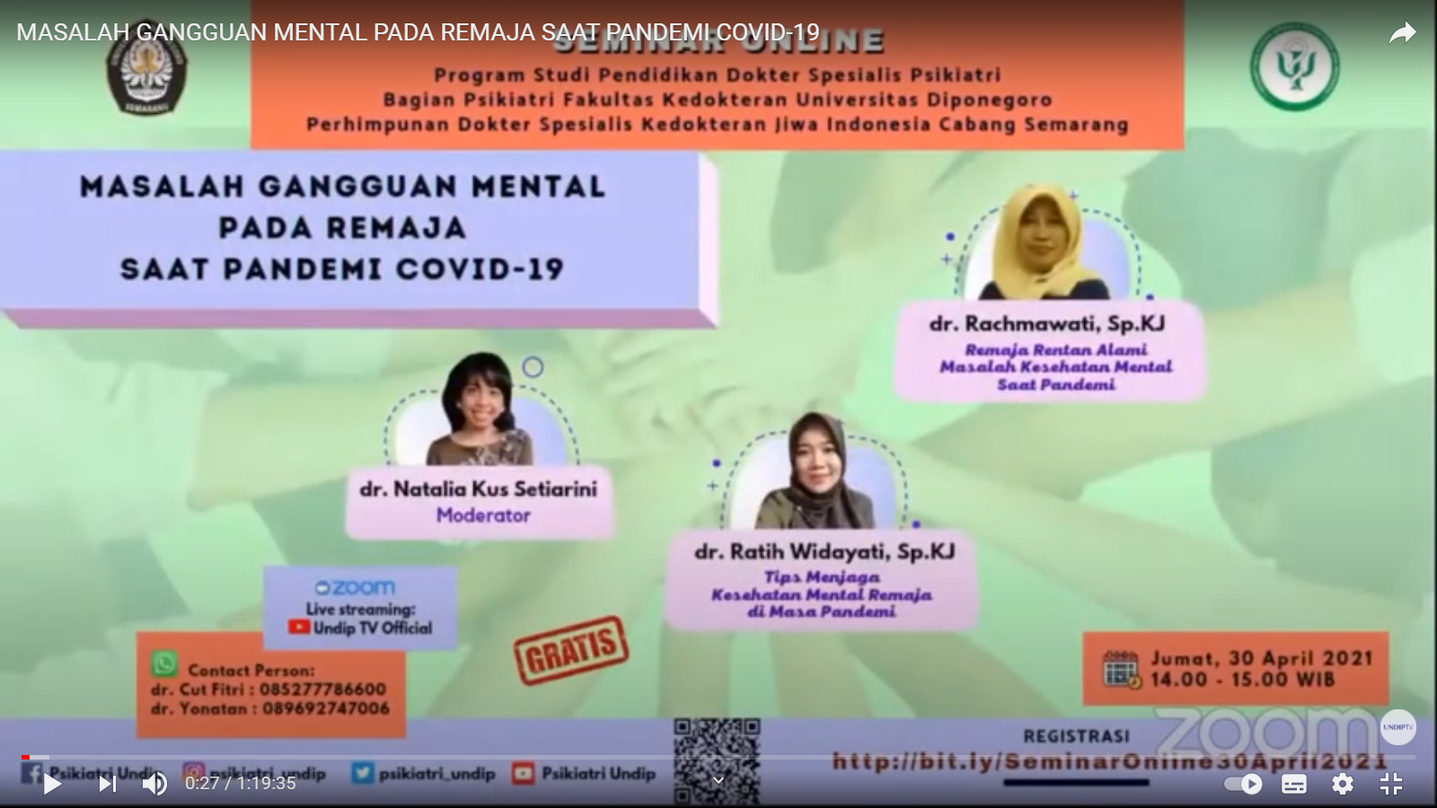 PPDS Psikiatri FK UNDIP Bedah Gangguan Mental Pada Remaja di 