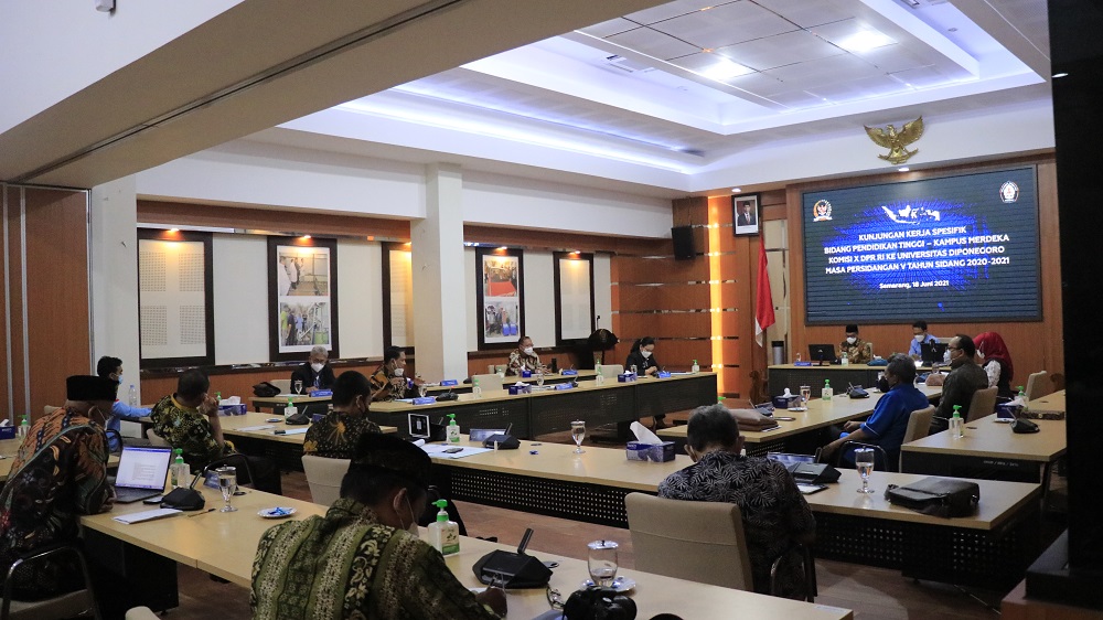 Working Visit of Commission X DPR RI to Diponegoro University