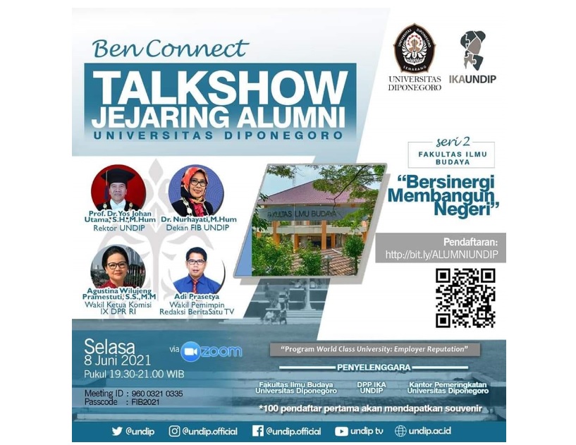 Talk Show of Undip Alumni Network: Synergizing in Building the Nation Session 2