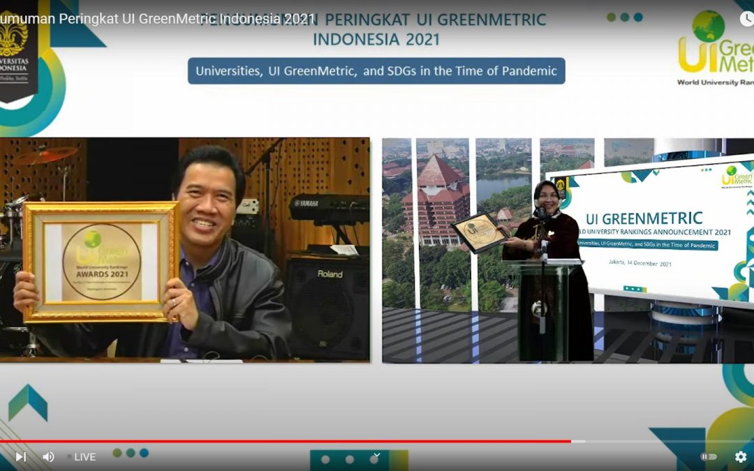 Diponegoro University Maintained 2nd Position According to 2021 UI GreenMetric World University Rankings