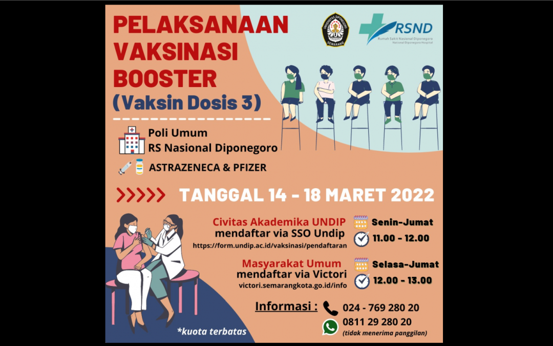 Information on Implementation of UNDIP Booster Vaccination