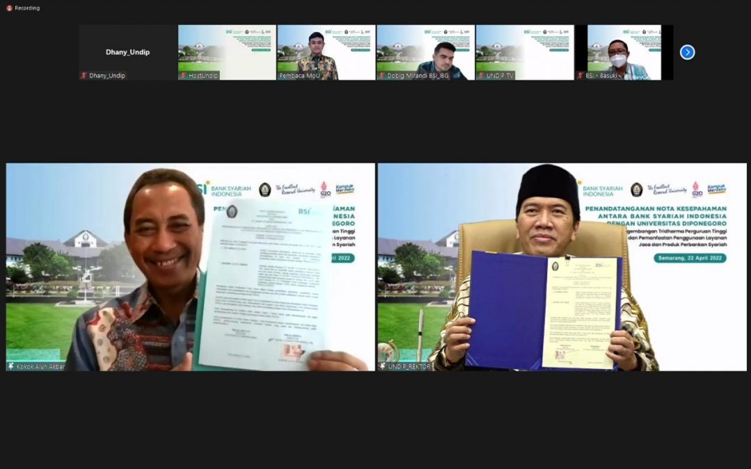 UNDIP Jalin Kerja Sama dengan Bank Syariah Indonesia