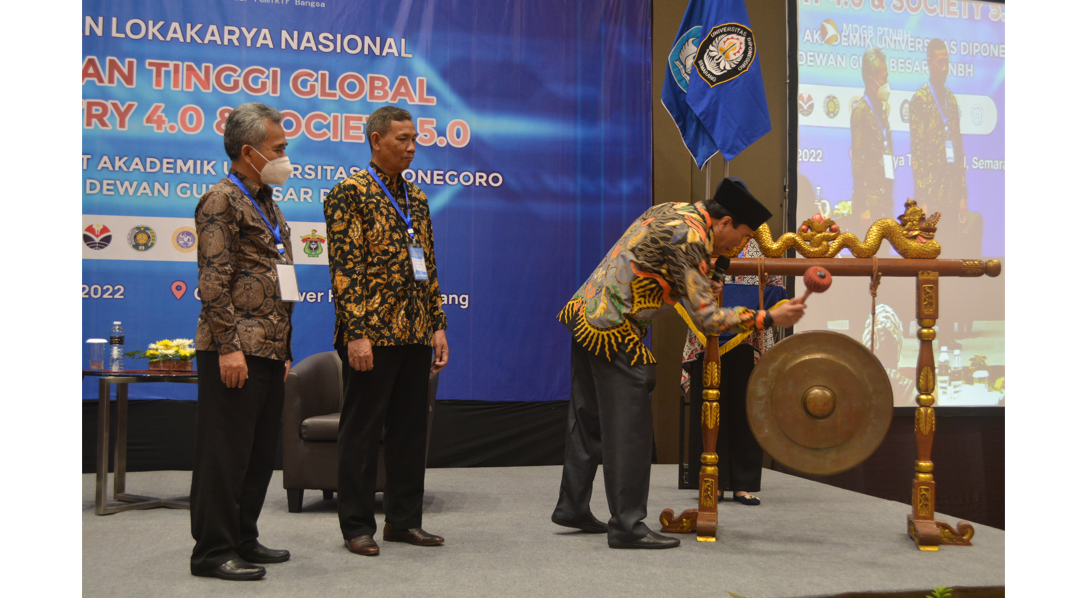 DP-SA UNDIP and MDGB PTNBH Held National Seminar and Workshop on Global Higher Education Industrial Era 4.0 and Society 5.0