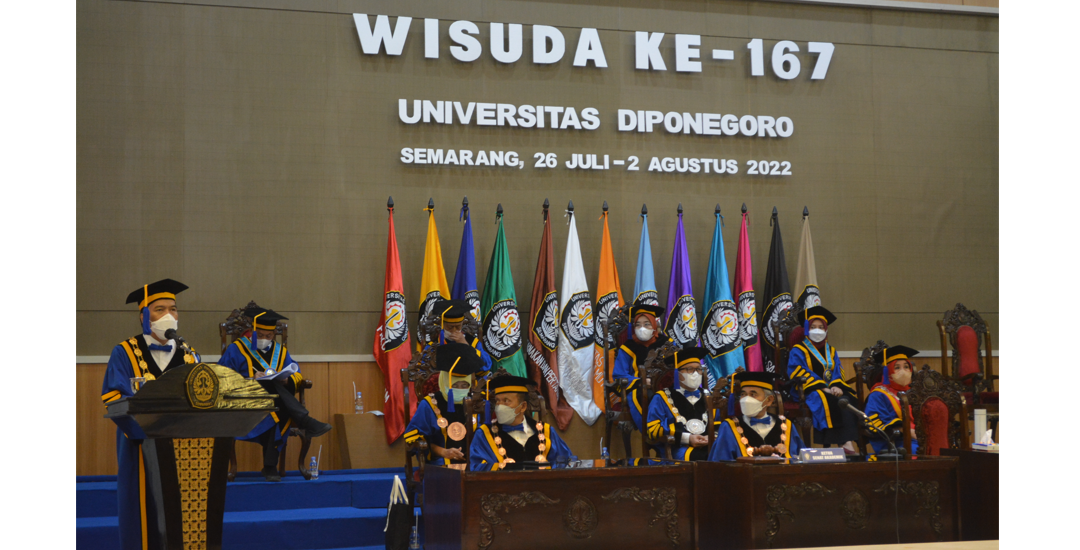 UNDIP Rector Inaugurated 2,665 Graduates at the UNDIP 167th Graduation Ceremony