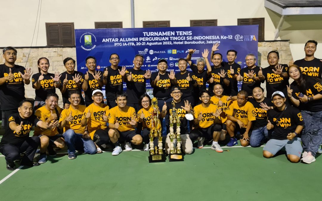 Tim Tenis IKA UNDIP Raih Juara Pertama pada Turnamen Tenis Antar Alumni Perguruan Tinggi se-Indonesia Ke-12 Tahun 2022