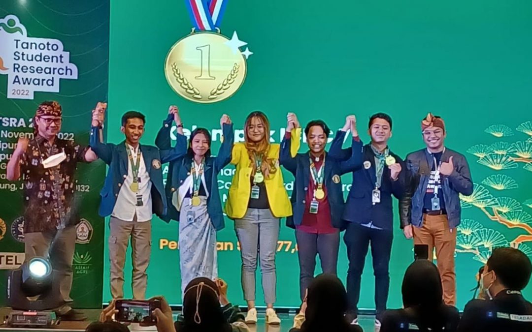 Mahasiswa Departemen Perikanan Tangkap, FPIK UNDIP Raih Medali Emas pada Ajang Tanoto Students Research Award 2022