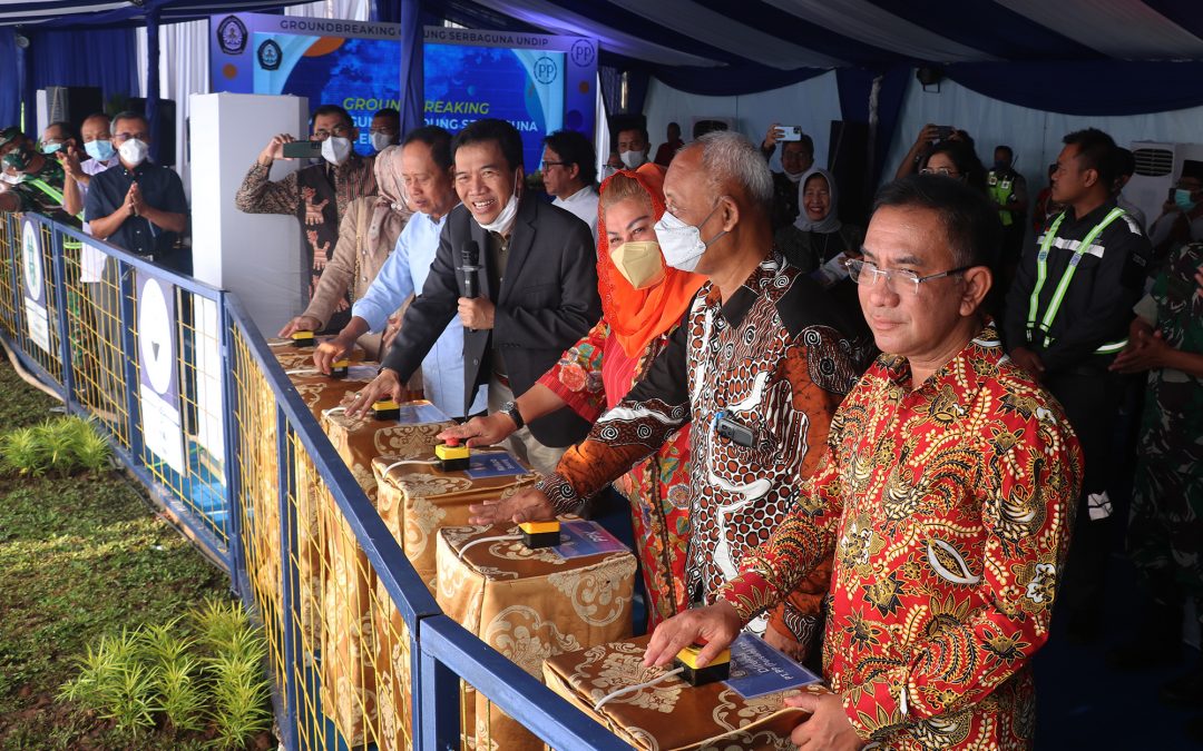 UNDIP Officially Begins the Construction of the Muladi Dome Multi-Purpose Building