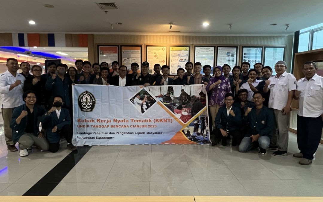UNDIP Deployed a Disaster Response Thematic Community Service Team to Cianjur