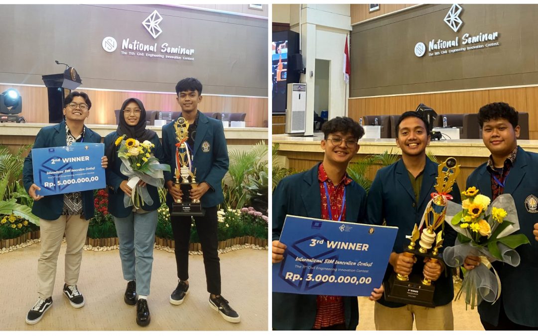 Two UNDIP Teams Won 2nd and 3rd Place in the 2023 International BIM Innovation Contest Competition