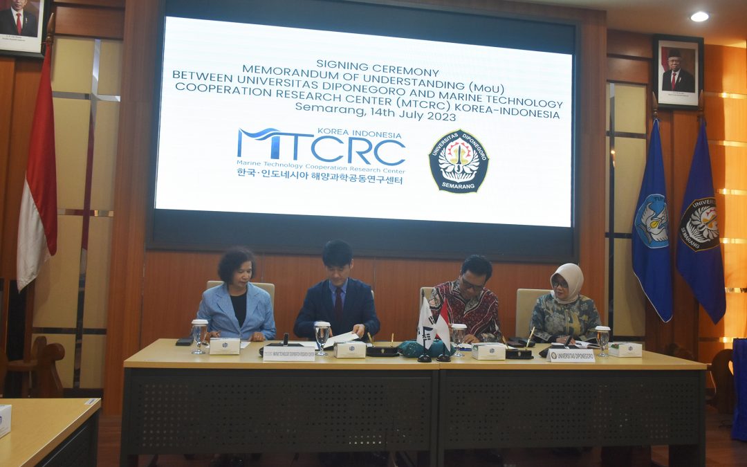 UNDIP Establishes Cooperation with Korea-Indonesia MTCRC