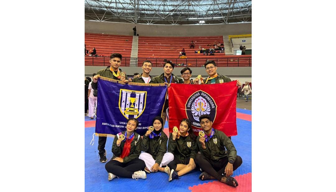Kontingen Karate UNDIP Borong 9 Emas pada Kejuaraan International Karate Championship “Yogyakarta Open Tournament III 2023″