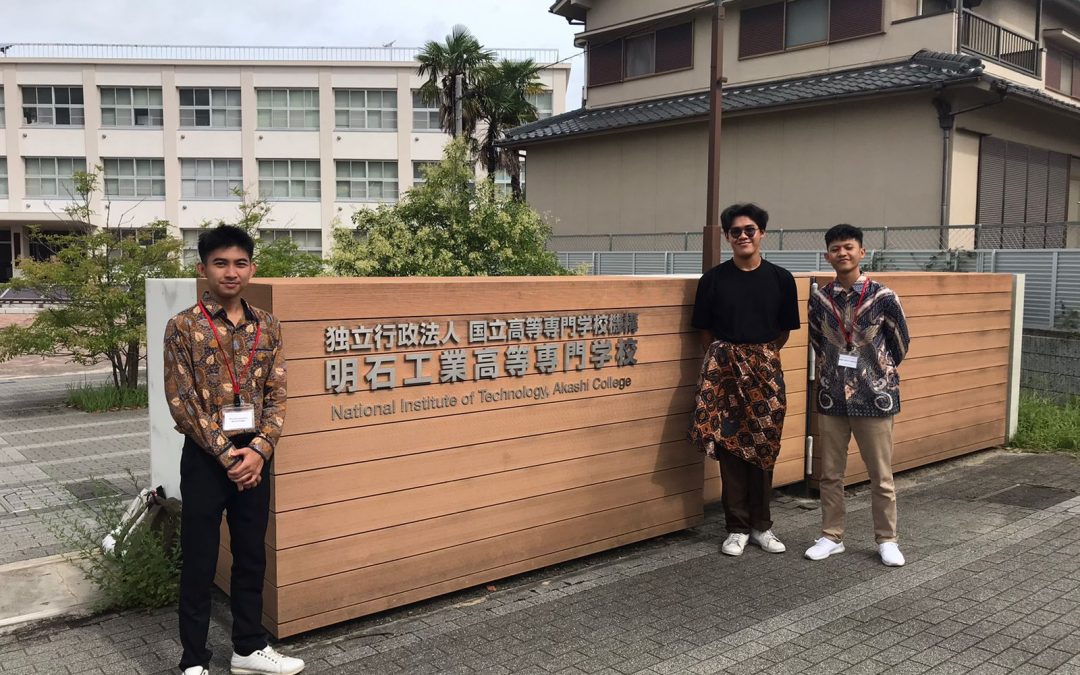 UNDIP Students Won Scholarships to Participate in the Sakura Science Program at the National Institute of Technology, Akashi College, Japan