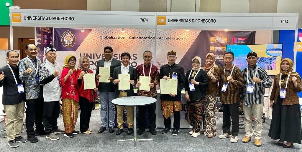 UNDIP Signed 30 Collaborations with Foreign Partners while Participating in the QS Higher Ed Summit: Asia Pacific 2023 at the Kuala Lumpur Convention Center, Malaysia, November 7-9, 2023