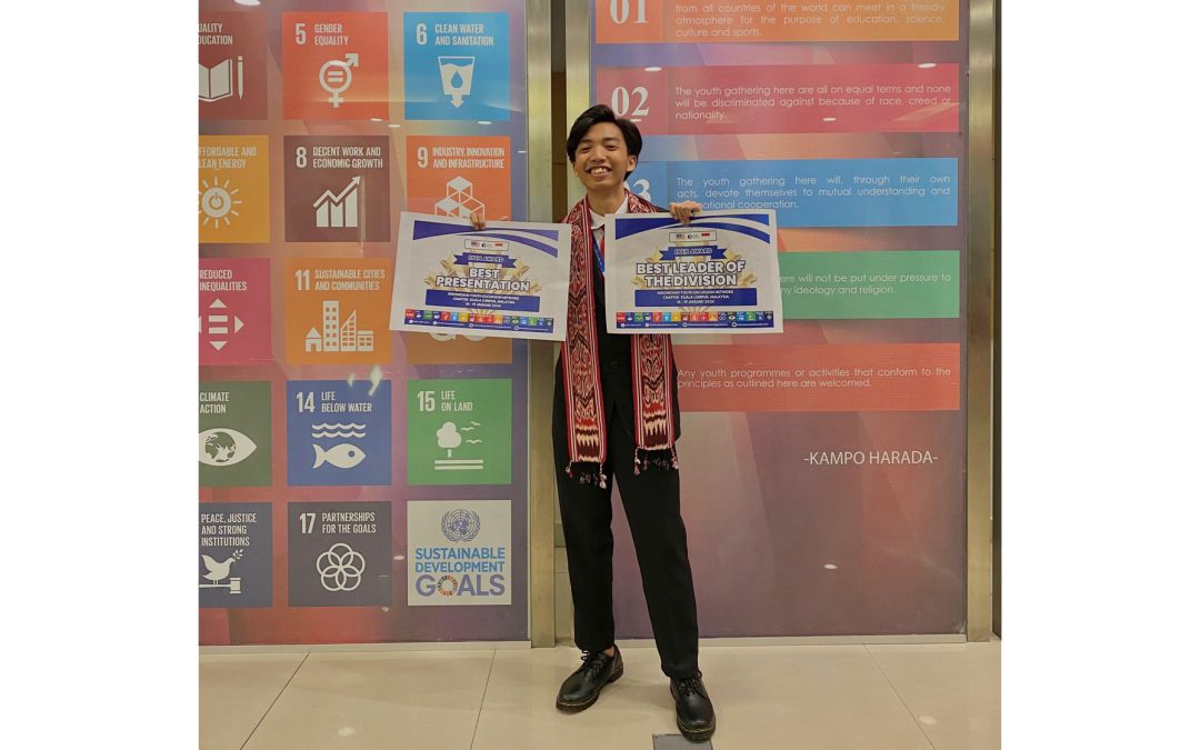 Steven, an Undip Student, Won 1st Place in the International Youth SDGs Competition in Malaysia