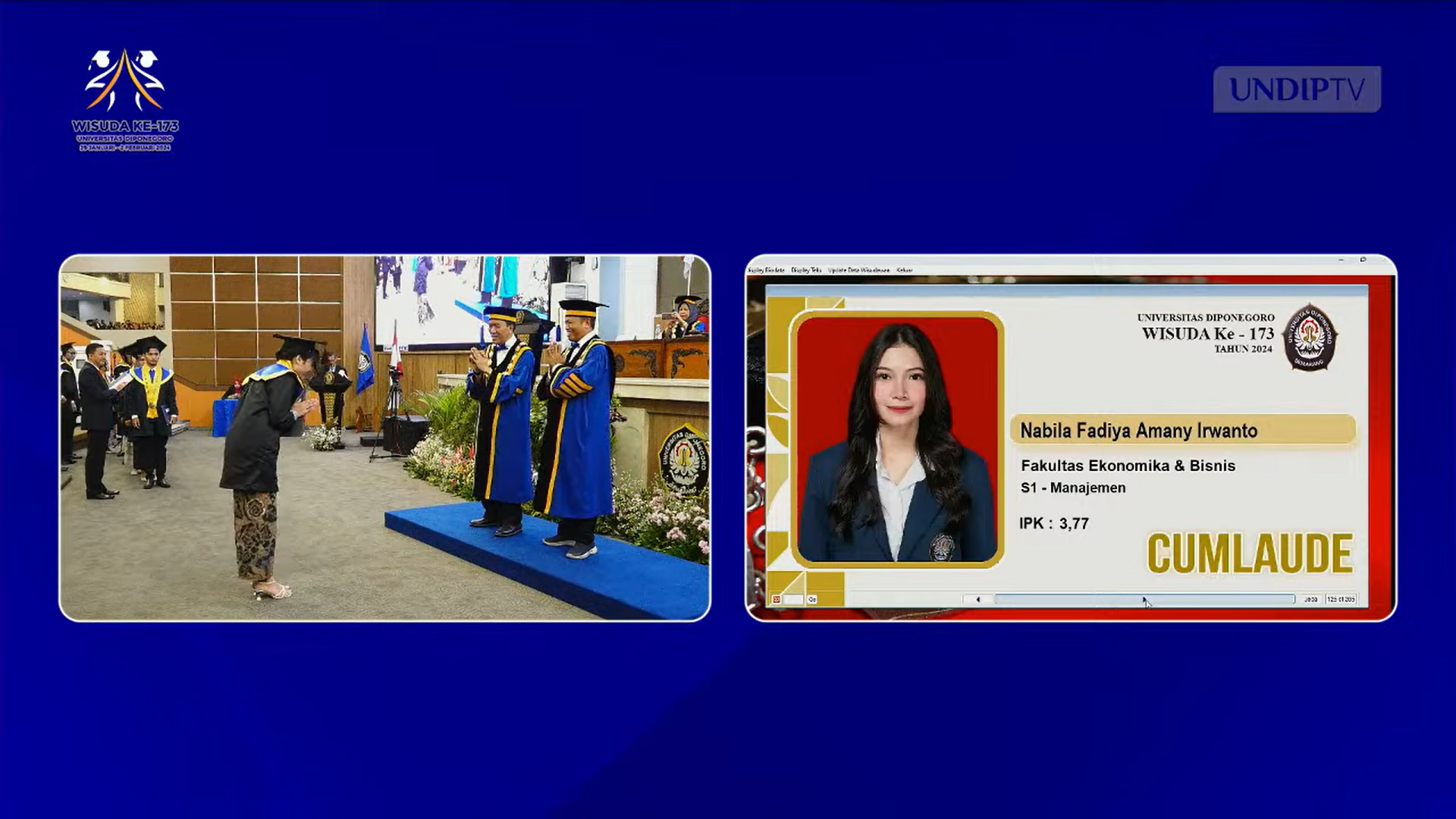 Nabila, Lulusan FEB Undip Berprestasi dan Pengusaha Muda 2 Nabila feb