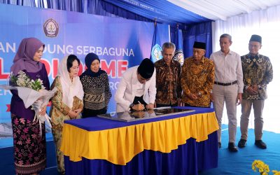 Rektor UNDIP Meresmikan Muladi Dome, Gedung Serba Guna Terbesar di Jawa Tengah