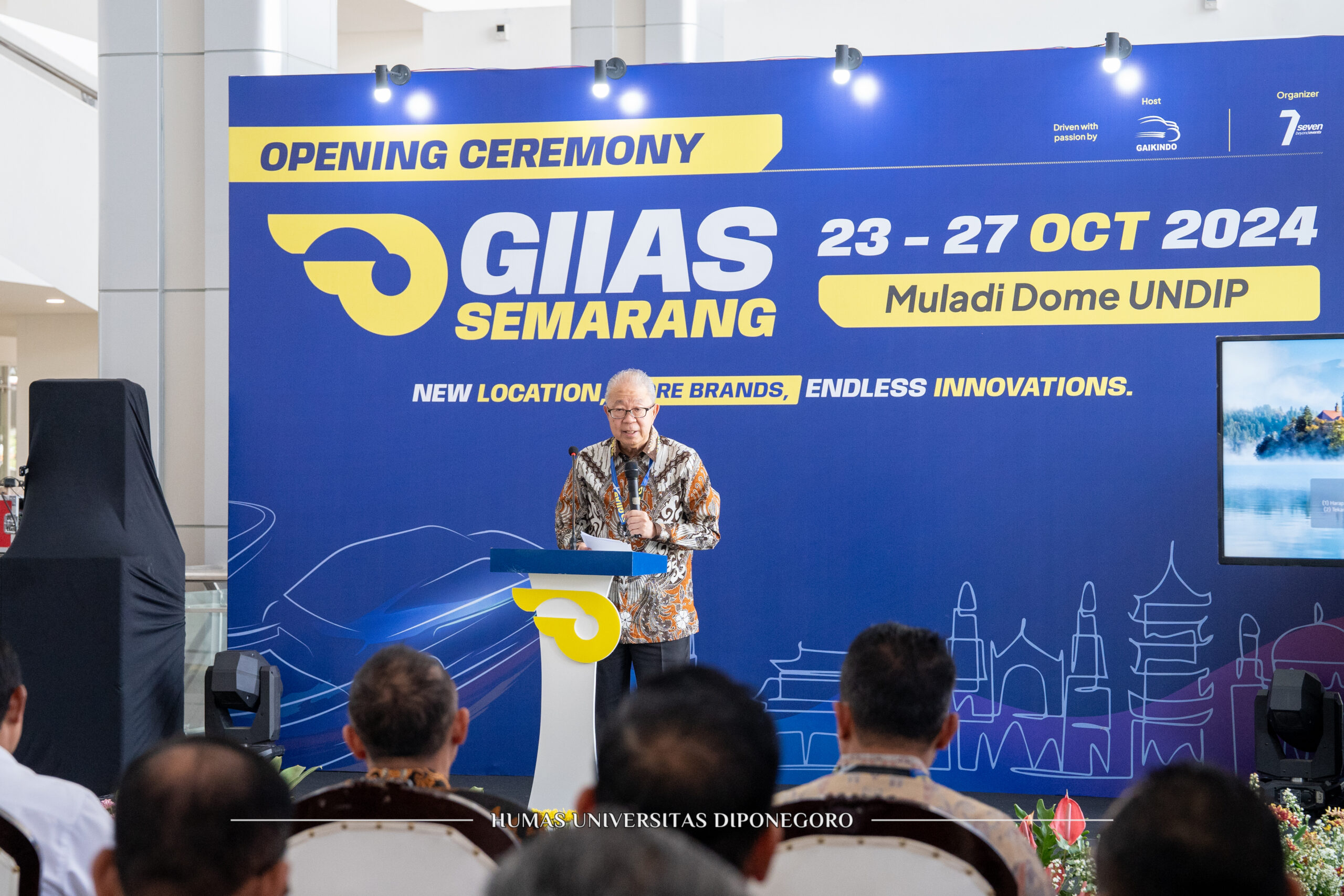Rektor Bangga Muladi Dome UNDIP Jadi Venue Pameran Otomotif Terbesar di Jawa Tengah