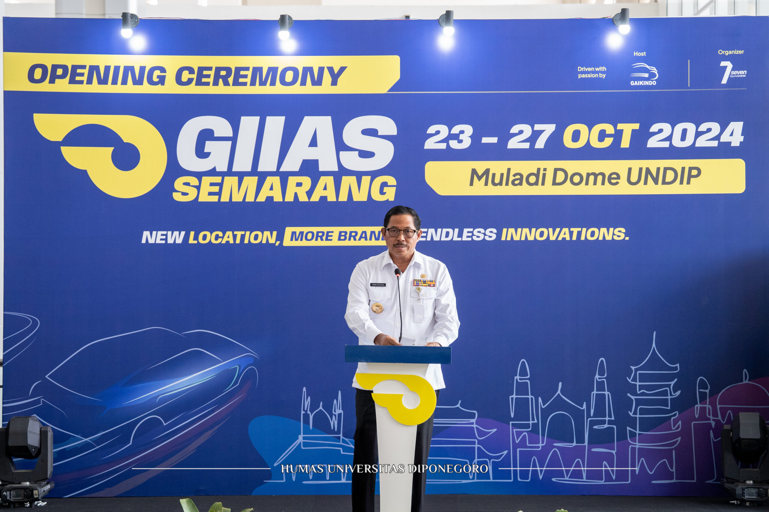 Rektor Bangga Muladi Dome UNDIP Jadi Venue Pameran Otomotif Terbesar di Jawa Tengah