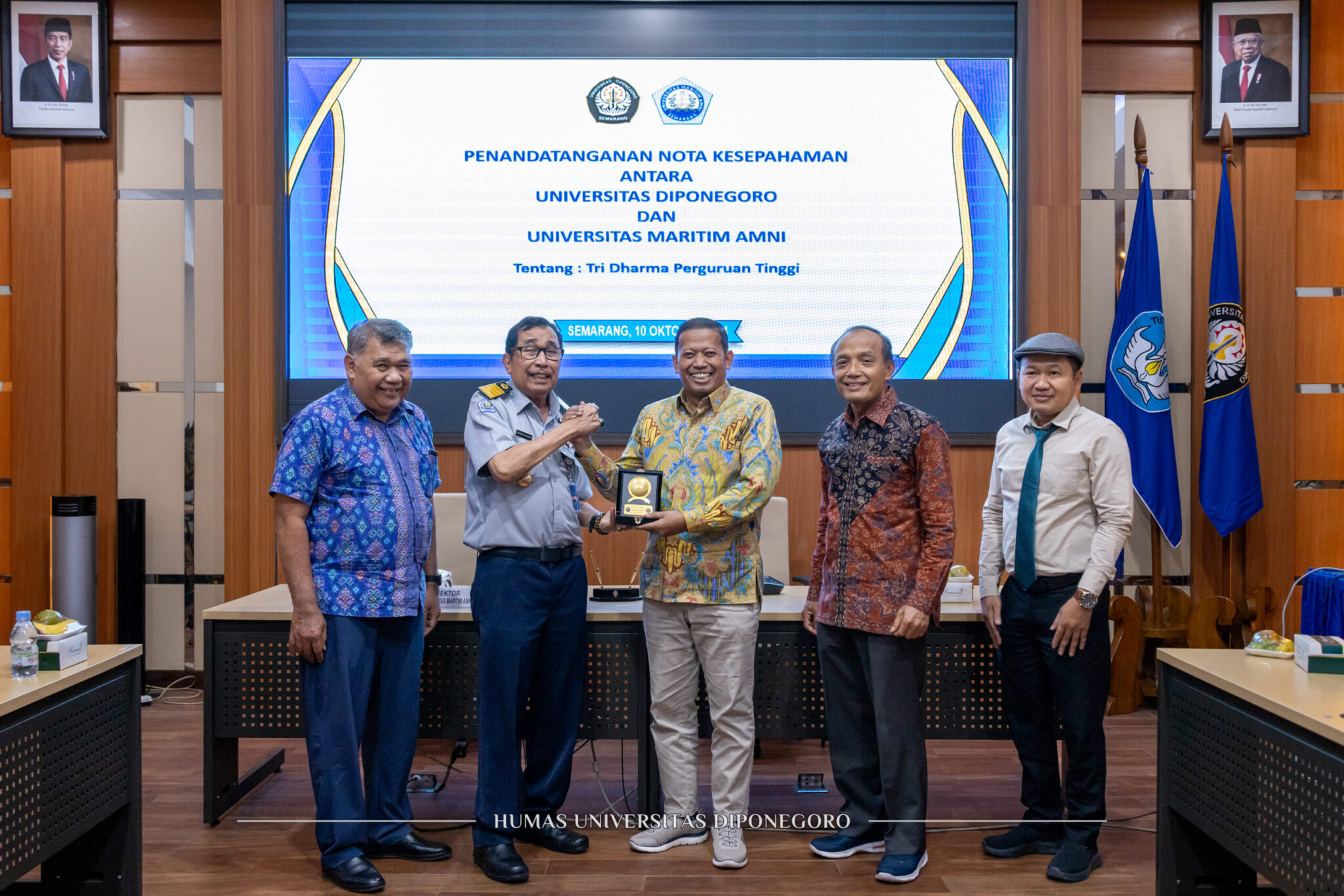 UNDIP Jalin MoU dengan Universitas Maritim AMNI
