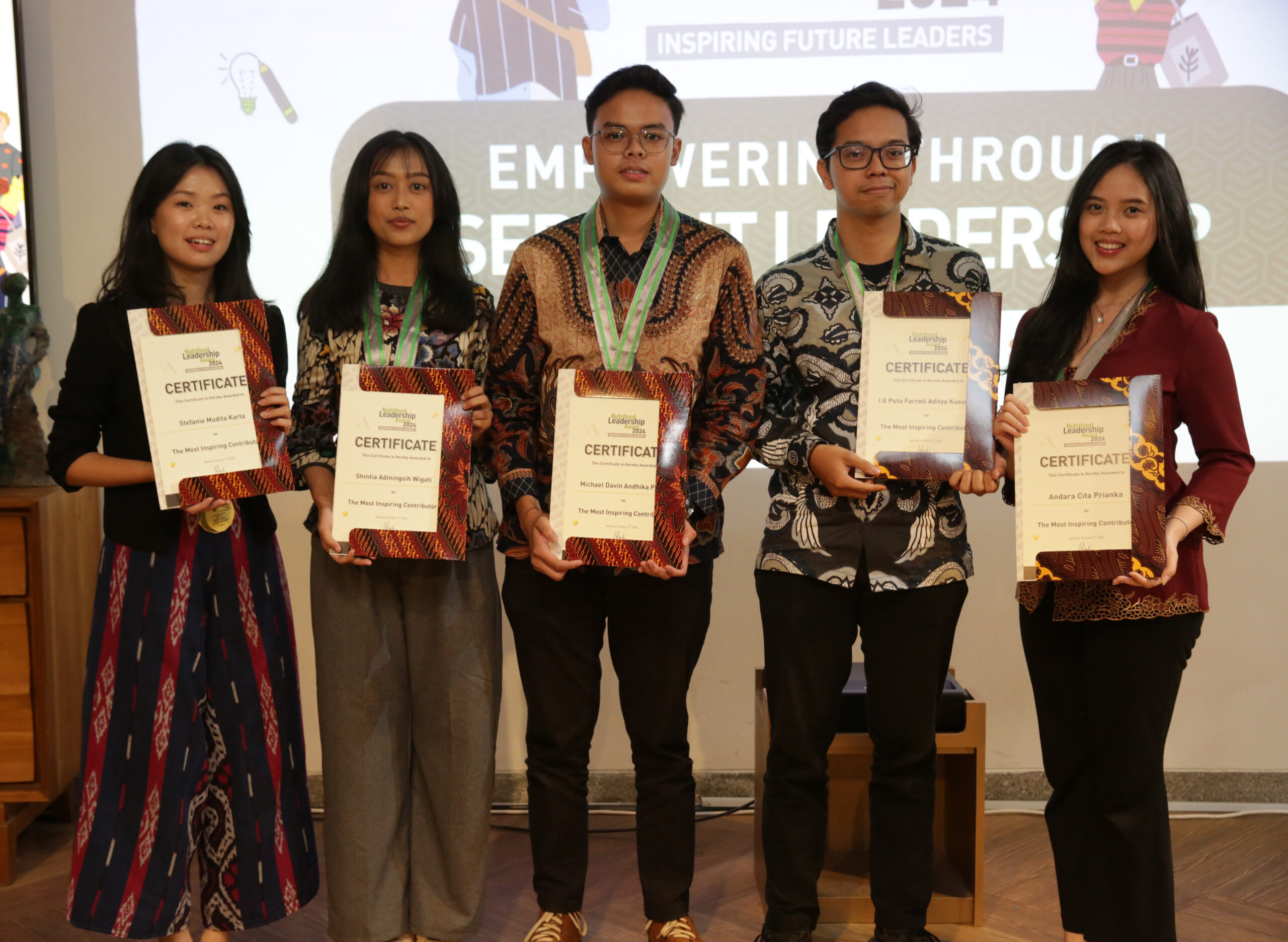 Michael Davin Andhika Putra, The Most Inspiring Movement pada Ajang Nutrifood Leadership Award 2024