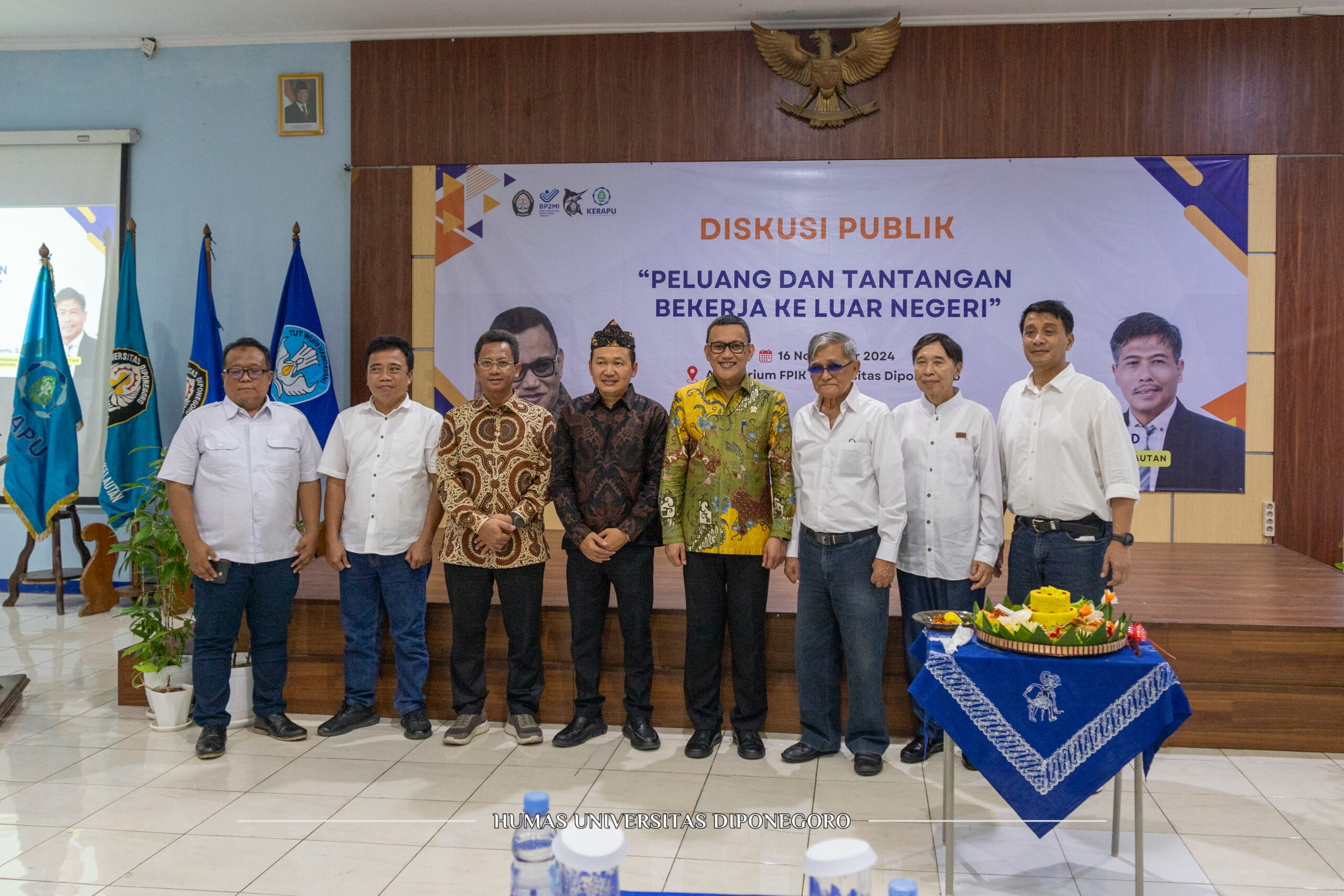 Alumni FPIK UNDIP, Abdul Kadir Karding Menteri P2MI Ajak Mahasiswa Berdiskusi tentang Peluang dan Tantangan Kerja di Luar Negeri
