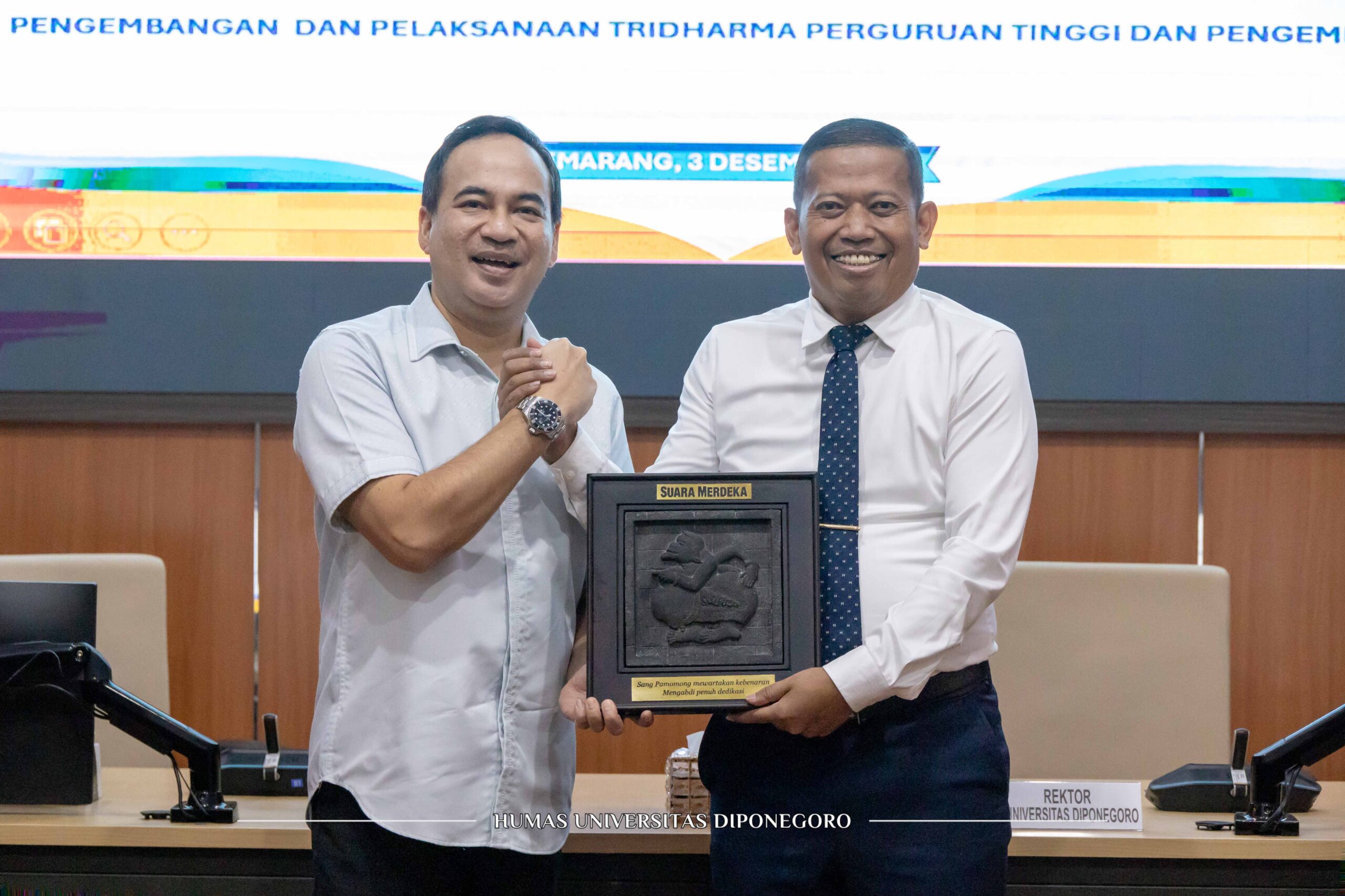 UNDIP dan Suara Merdeka Network (SMN) Pererat Kolaborasi dan Sinergi Melalui MOU