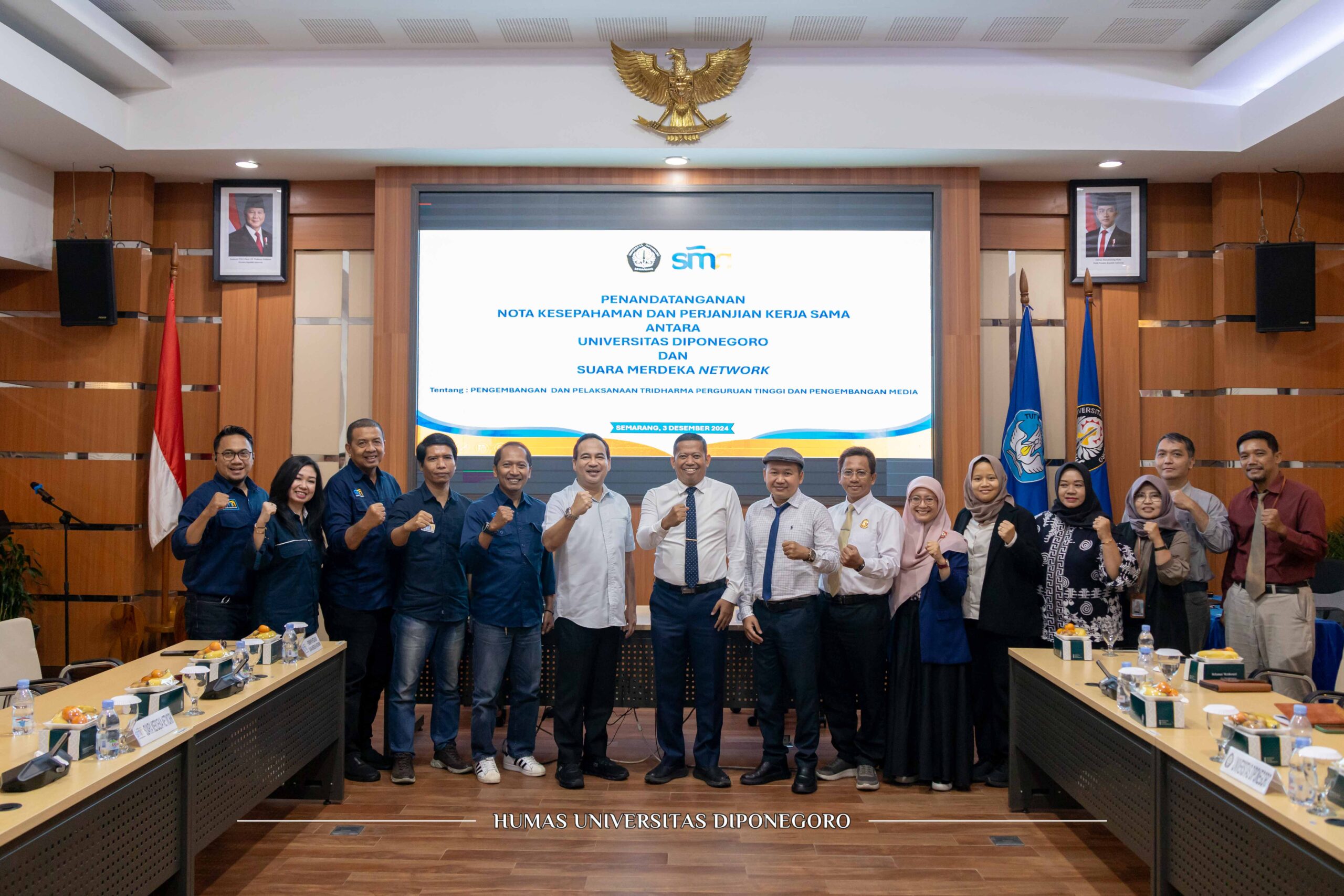 UNDIP dan Suara Merdeka Network (SMN) Pererat Kolaborasi dan Sinergi Melalui MOU
