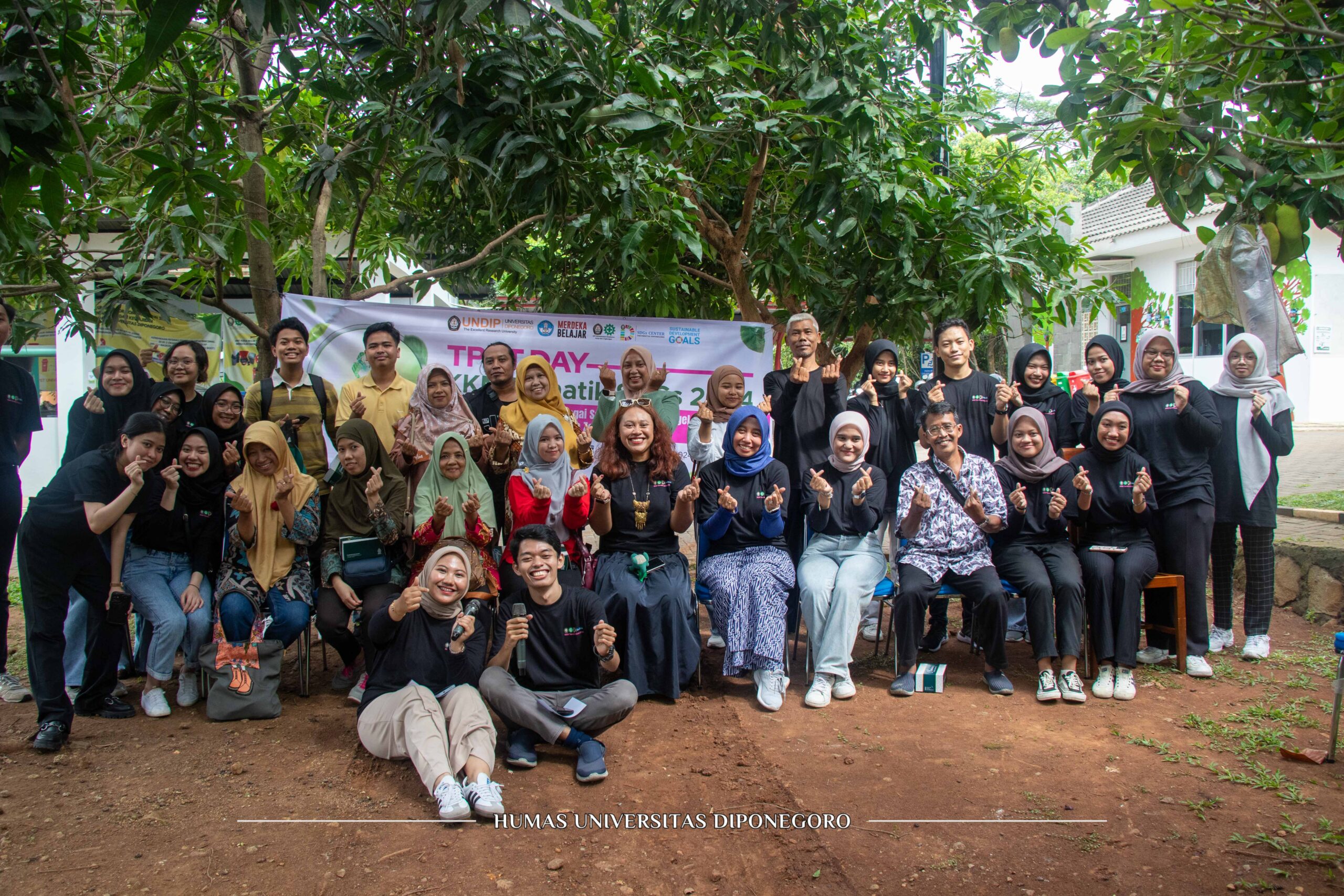 Tim Mahasiswa KKNT SDG’s UNDIP Adakan TPST Day di UPT K3L UNDIP